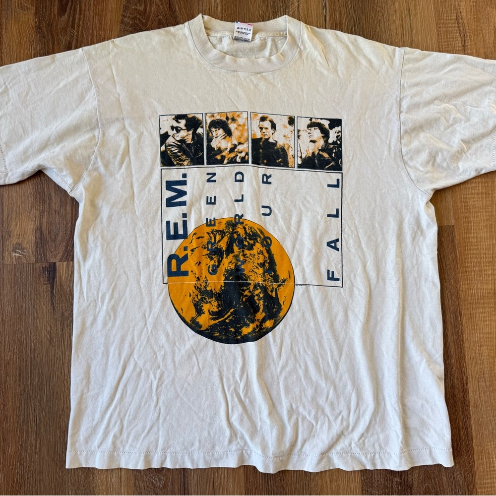 Vintage REM 1989 Green World Tour
